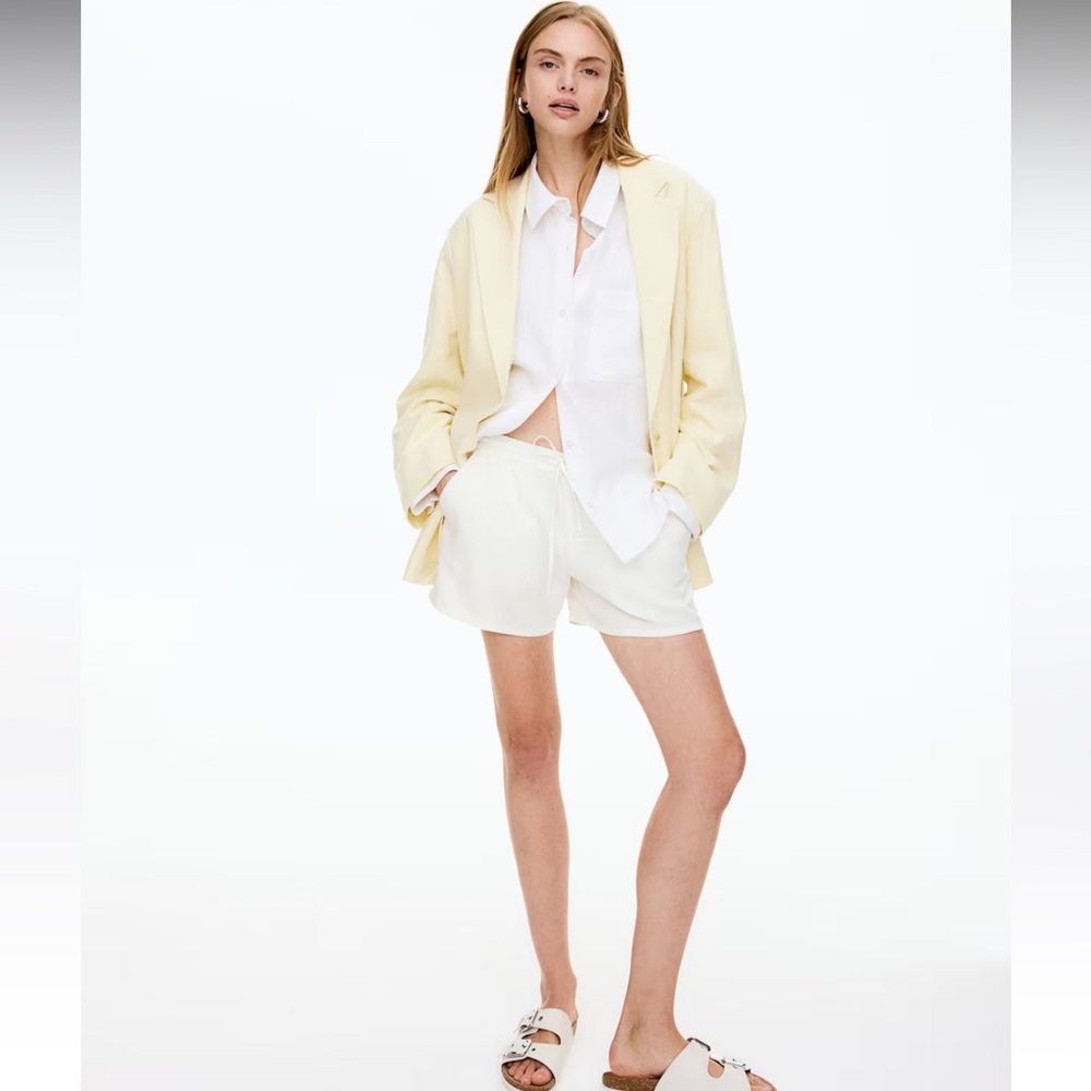 H&M Linen Blend Shorts